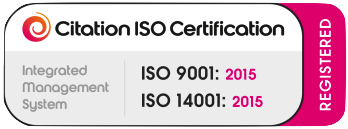 Citation ISO Certification - ISO 9001:2015 and ISO 14001:2015 registered